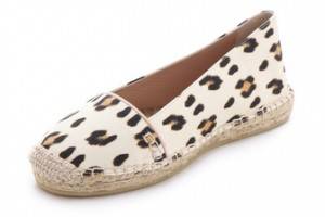 Giambattista Valli Leopard Espadrille Flats