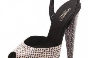 Giambattista Valli Snakeskin Platform Sandals