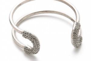 Giles & Brother Encrusted Skinny Cortina Cuff