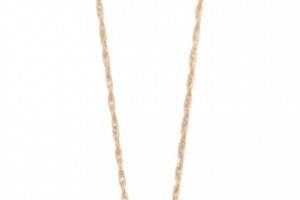 ginette_ny Mini Tube & Diamond Necklace