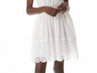 Girl. by Band of Outsiders Short Sleeve Dress with Lace