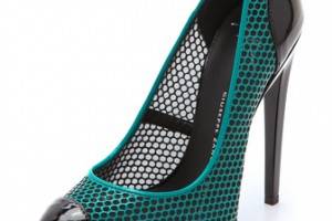 Giuseppe Zanotti Netted Leather Pumps