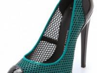 Giuseppe Zanotti Netted Leather Pumps