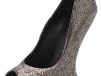 Giuseppe Zanotti Sculptural Peep Toe Pumps