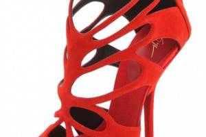 Giuseppe Zanotti Suede Cutout Heels