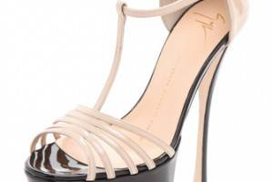 Giuseppe Zanotti T Strap Platform Heels