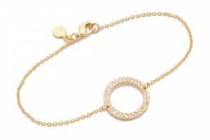 Gorjana CZ Open Circle Bracelet