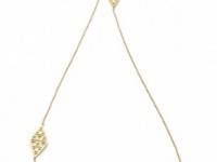 Gorjana Kaia 3 Charm Long Necklace