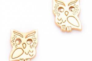 Gorjana Owl Stud Earrings