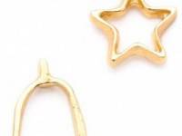 Gorjana Wishbone and Star Stud Earrings