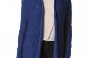 Halston Heritage Baby Alpaca Open Cardigan