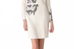 Halston Heritage Embellished Dress