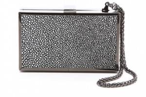 Halston Heritage Stingray Box Minaudiere