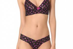 Hanky Panky Metallic Dot Bralette