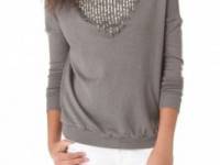 Haute Hippie Embellished Sweater