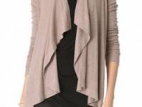 Heather Flounce Cardigan