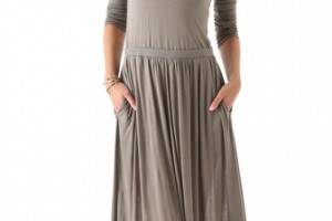 Heather Long Sleeve Maxi Tee Dress