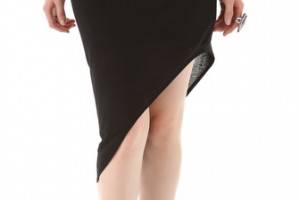 HELMUT Helmut Lang Kinetic Jersey Angle Skirt