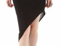 HELMUT Helmut Lang Kinetic Jersey Angle Skirt