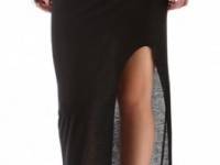 HELMUT Helmut Lang Kinetic Side Slit Maxi Skirt