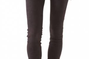 Helmut Lang Embossed Leather Leggings