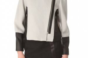 Helmut Lang Jacquard Oversized Jacket