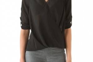 Helmut Lang Lyra Twist Front Top