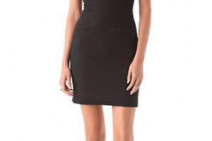 Helmut Lang Seamed Zip Back Dress