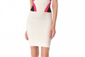 Herve Leger Andie Halter Dress