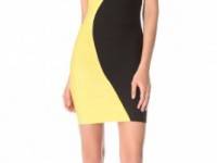 Herve Leger Pailey Combo Dress