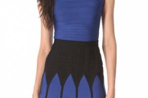 Herve Leger Pamela Off Shoulder Top