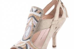 House of Harlow 1960 Madge Beaded Sandals