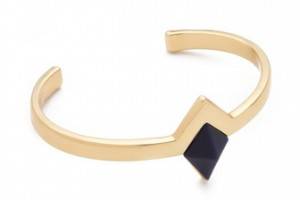 House of Harlow 1960 Navy Triangle Cuff