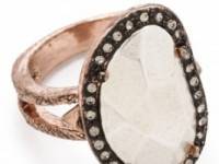 House of Harlow 1960 Vertical Sahara Sand Ring