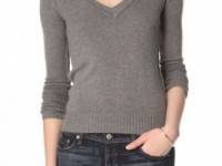 Inhabit V Neck Cashmere Sweater