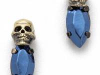 Iosselliani Fused Stone Skull Studs