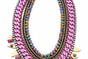 Iosselliani Multi Strand Collar Necklace