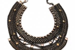 Iosselliani Studded Crystal Necklace