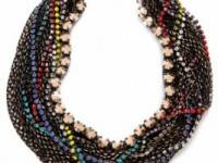 Iosselliani Twisted Multiwires Necklace