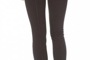 J Brand 620 Mid Rise Skinny Jeans with Eyelet Detail