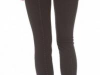 J Brand 620 Mid Rise Skinny Jeans with Eyelet Detail