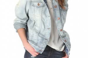 J Brand Broken In Boyfriend Denim Jacket