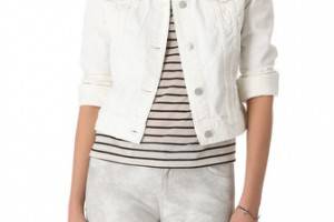 J Brand Destructed Denim Jacket