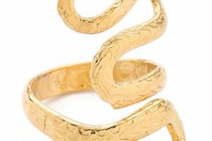 Jacquie Aiche Extra Long Snake Ring