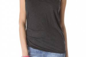 James Perse Asymmetrical Shell Top