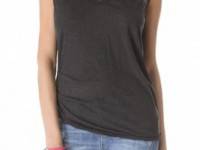 James Perse Asymmetrical Shell Top