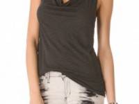 James Perse Cowl Racer Back Tank