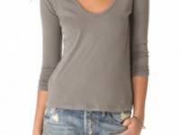 James Perse Long Sleeve Casual Tee