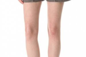 James Perse Pleated Bellow Surplus Shorts