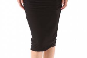 James Perse Ruched Pencil Skirt